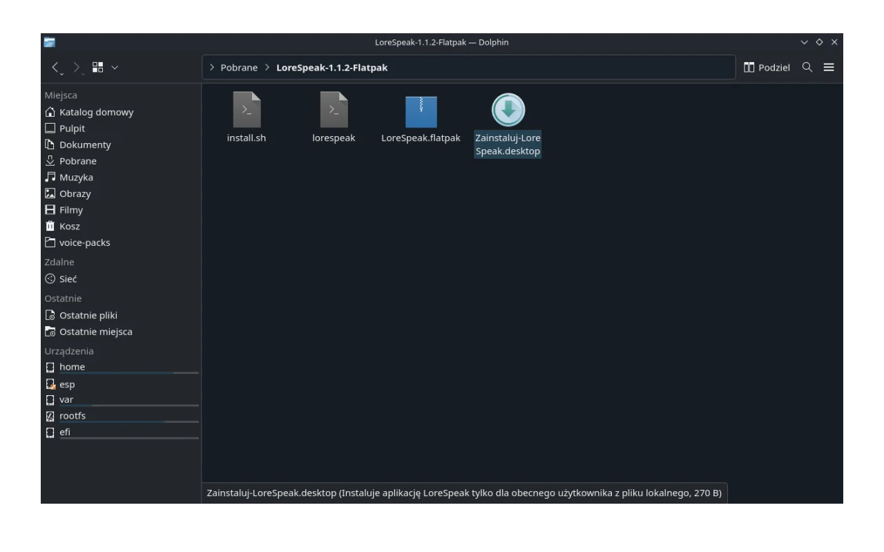 SteamDeck - Wypakowane archiwum